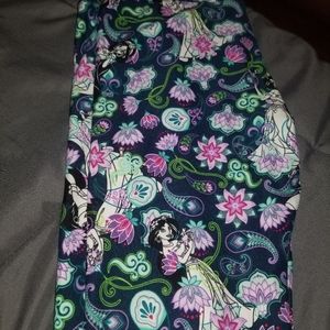 Lularoe OS Jasmine Aladdin Disney Leggings